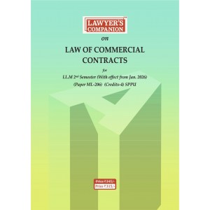 Lawyer’s Companion™ on Law of Commercial Contracts for LL.M 2nd Semester | Paper ML-206 | SPPU Lawyer’s Companion™ on Law of Commercial Contracts for LL.M 2nd Semester | Paper ML-206 | SPPU